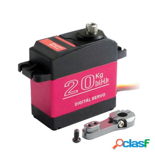 Servo Digital 20kg engranaje de Metal 180 ° de alto par