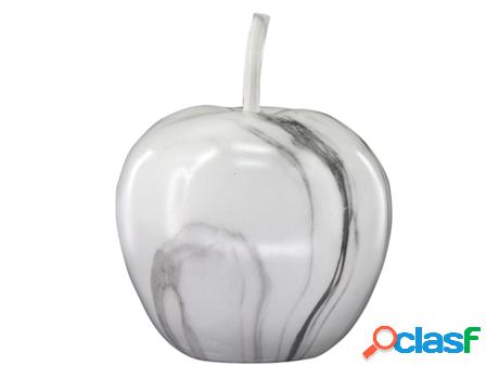 Signes Grimalt - Figura Manzana Blanco de Resina | Figura de