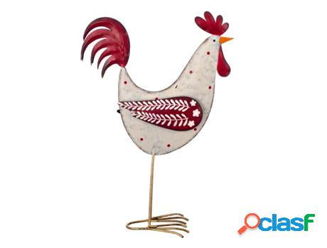 Signes Grimalt - Gallo Rojo de Metal | Figura de Gallina