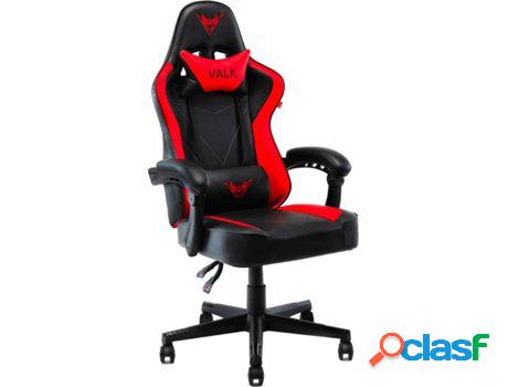 Silla Gaming VALK EYRA (Hasta 120 kg - Clase 4 - Rojo)