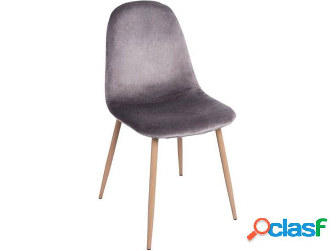 Silla REGALOS MIGUEL Teok (Gris - 39 x 84 x 42 cm -