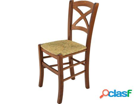 Silla T M C S Cross 330NO-110 (Marrón - 88x43x46 cm -