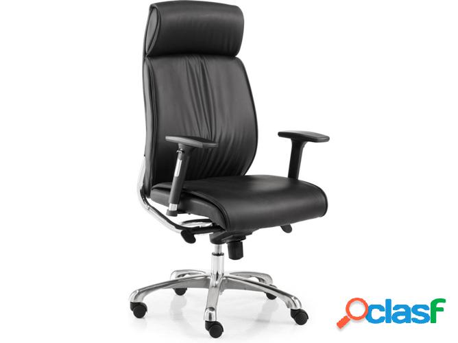 Silla de Escritorio Ejecutiva EUROMOF Moscu Negro