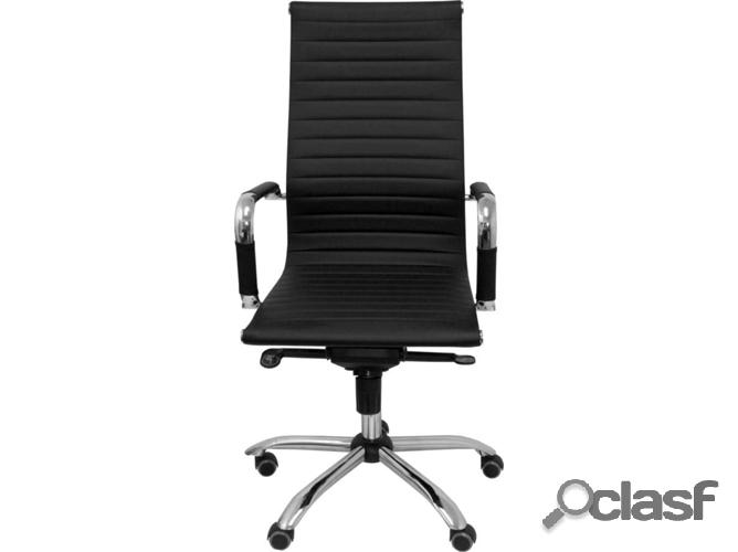 Silla de Escritorio Ejecutiva PYC Madroño Negro con ruedas