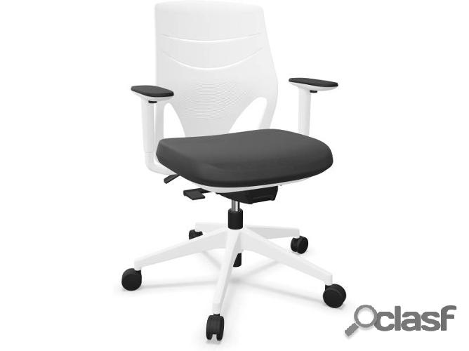 Silla de Escritorio Operativa ACTIU Efit Serie 40 Blanco y