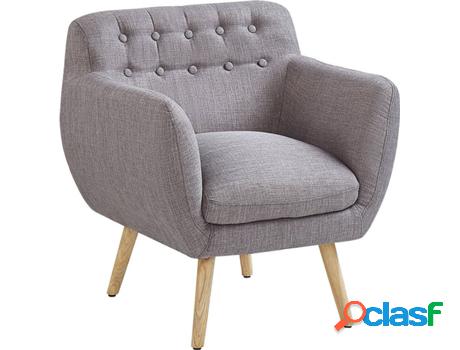 Sillón Melby (Gris - Poliéster -59x68x77 cm)