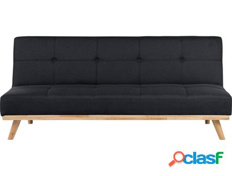 Sofá Cama Froya (Negro - Poliéster -80x183x80 cm)