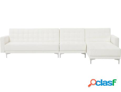 Sofá Modulares Aberdeen (Blanco - Piel Sintética
