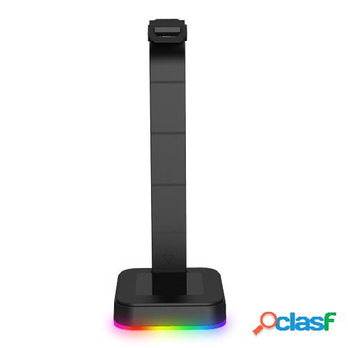Soporte para auriculares RGB para juegos con puertos de
