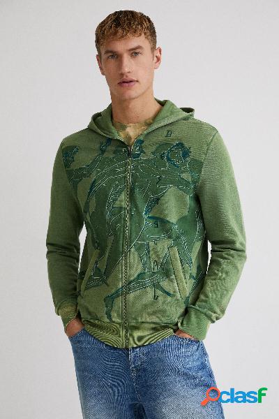 Sudadera algodÃ³n capucha