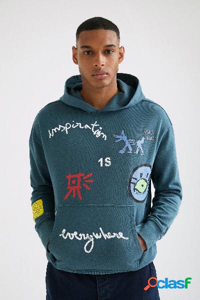 Sudadera oversize capucha