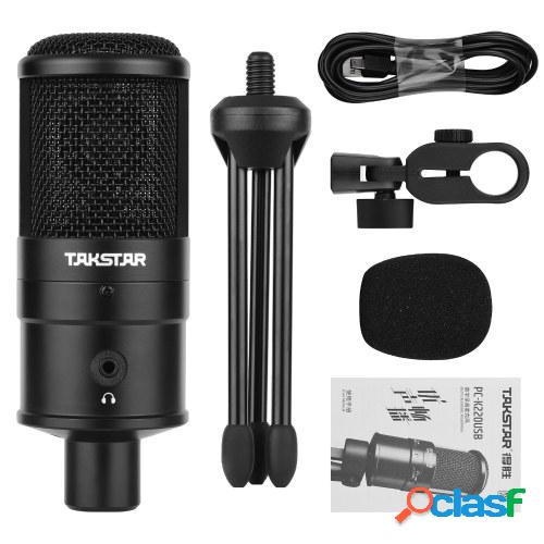 TAKSTAR PC-K220USB Micrófono de condensador de escritorio