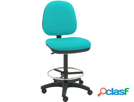 Taburete de Oficina LA SILLA DE CLAUDIA Milano Azul Turquesa