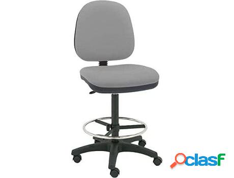Taburete de Oficina LA SILLA DE CLAUDIA Milano Gris (Brazos