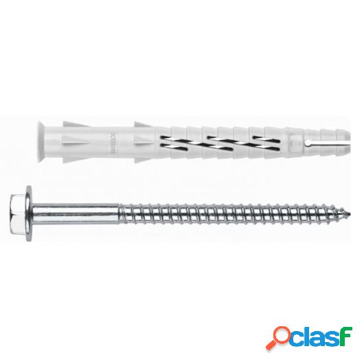 Taco Clavable Tornillo Cabeza Hexagonal 10X080Mm Nylon T-Nux