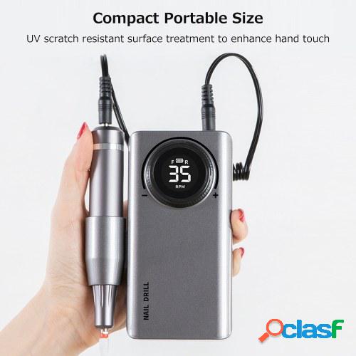 Taladro de uñas portátil recargable Pulidor de uñas USB