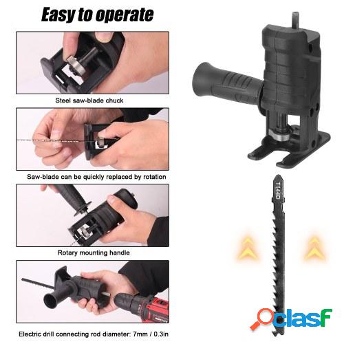 Taladro eléctrico negro Sierras eléctricas modificadas