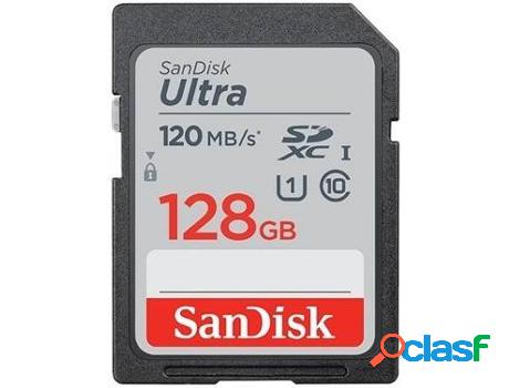 Tarjeta de Memoria MicroSDXC SANDISK Ultra SDHC (128 GB -