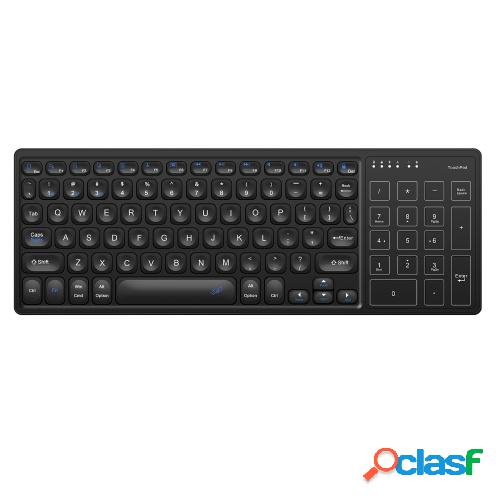 Teclado inalámbrico de modo dual Conexión inalámbrica