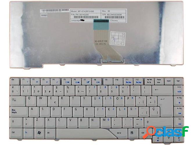 Teclado para Portátil Acer Pk1301K02L0 Mp-07A26E0-698