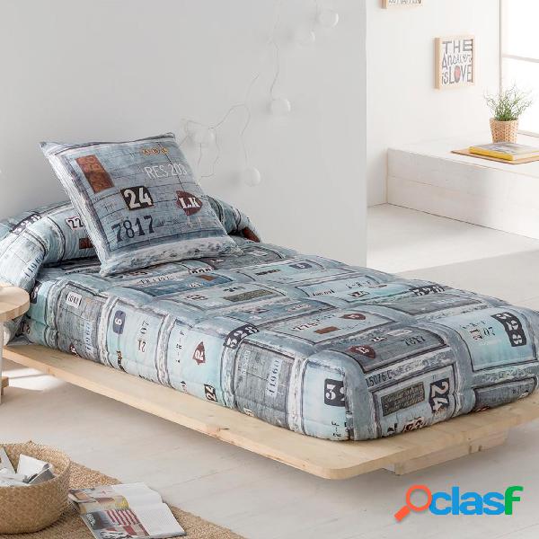 Tejidos JVR Edredon Ajustable Estampado Modelo Fusion - Cama