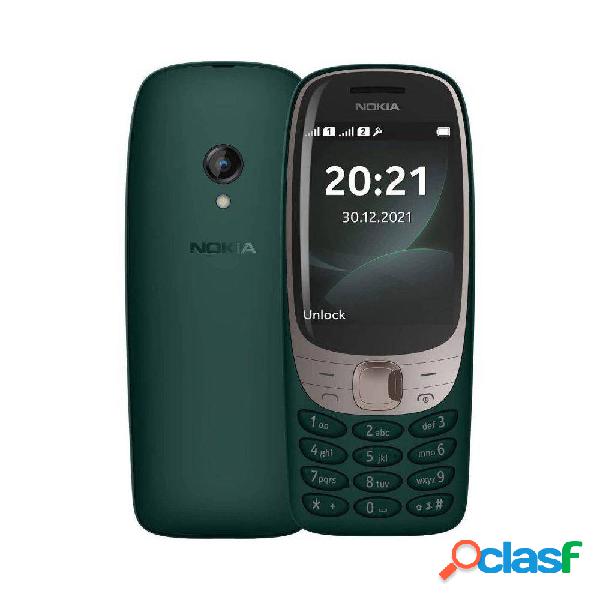 Teléfono Móvil Nokia 6310 Dual SIM/ Verde Oscuro