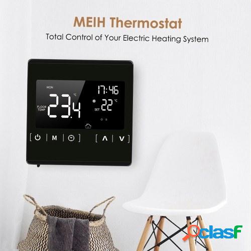 Termostato de pantalla táctil LCD inteligente para el hogar