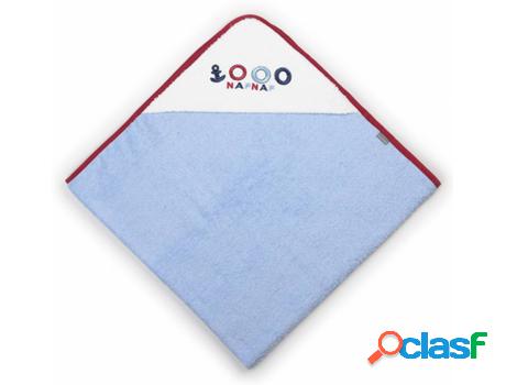 Toalla de Baño NAF NAF Little Boat Azul (100 x 100 cm)