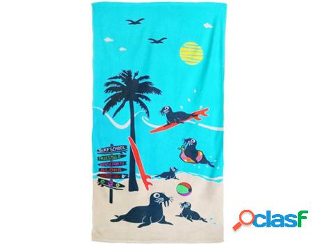 Toalla de Playa LE COMPTOIR DE LA PLAGE de Microfibra