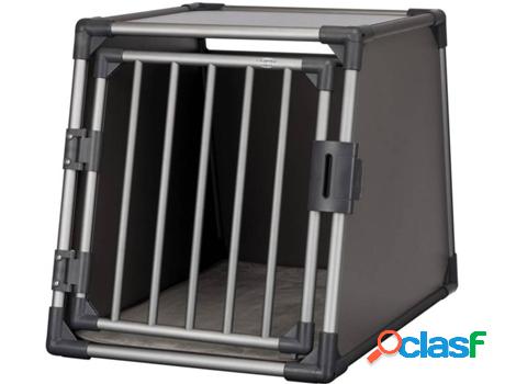 Transportín para Perros TRIXIE Inclinado (Gris - Aluminio -