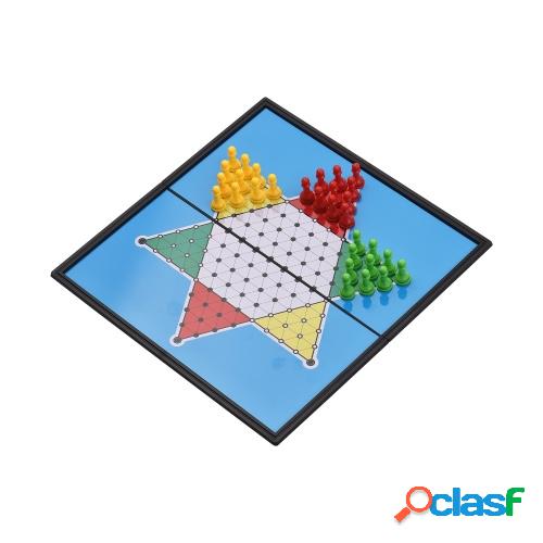 Travel Ludo Game Magnetic Chinese Checker Juegos de vuelo