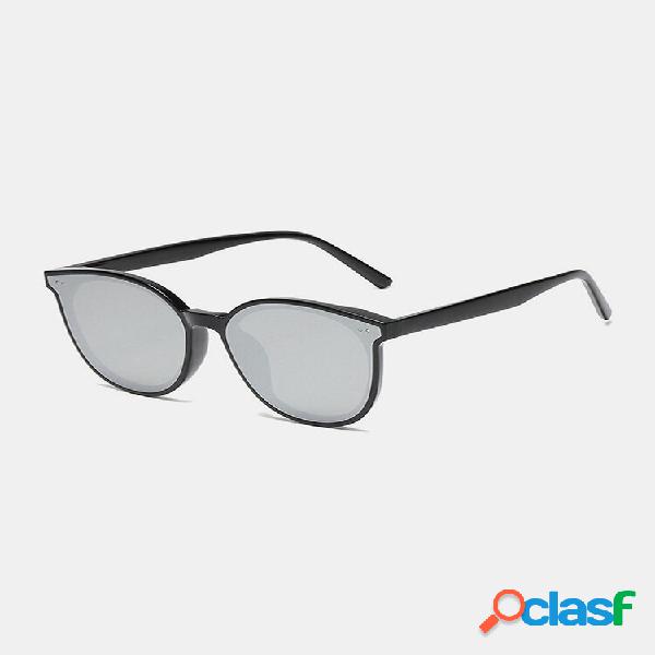 Unisex PC Cat-eye Large Frame PC Lente Anti-UV Protección