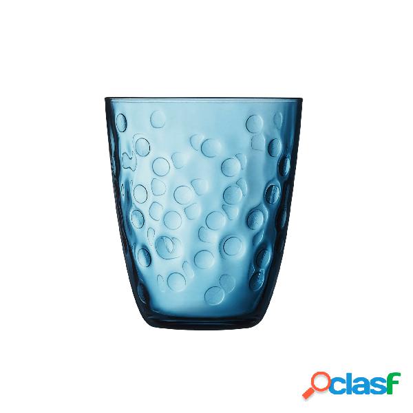 Vaso azul de vidrio Moreda 31cl