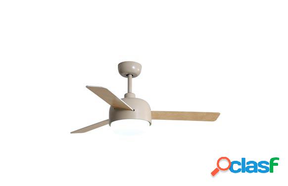 Ventilador Techo Vento 4048C 70W 122cm Crema/Madera Wifi Luz