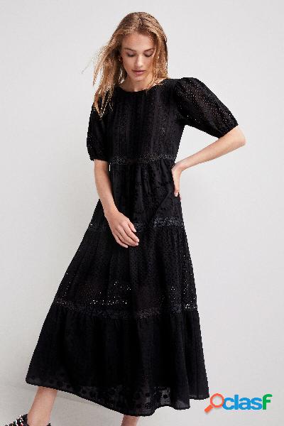 Vestido boho bordados