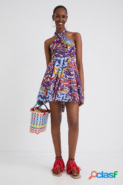Vestido corto lazada Stella Jean