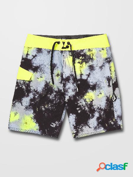 Volcom Boardshort Saturate Mod-tech - LIME TIE DYE -