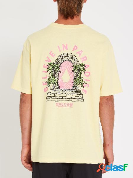 Volcom Camiseta Beliveinparadise - Dawn Yellow