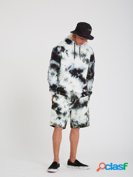 Volcom Sudadera con capucha Iconic Stone Plus - LIME TIE DYE