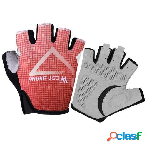 WEST BIKING Guante de medio dedos Deportes Correr Ciclismo