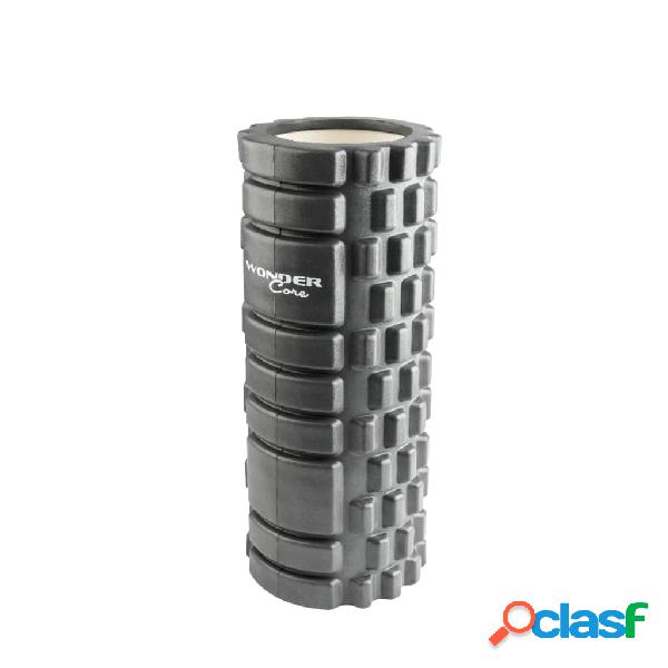 Wonder Core Rodillo hueco yoga 33x14 cm negro