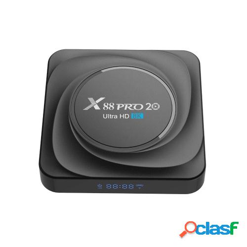X88 PRO 20 Android 11.0 Smart TV Box RK3566 Quad-core H.265