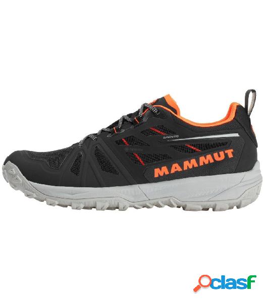 ZAPATILLAS MAMMUT SAENTIS LOW GTX HOMBRE BLACK-VIBRANT