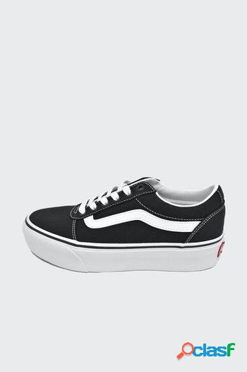 Zapatilla vans ward platform black/wht