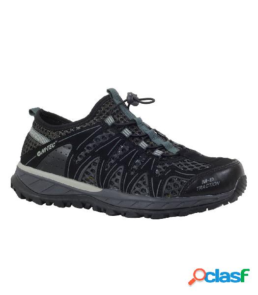 Zapatillas Hi-Tec Hiker Vent Hombre Black Charcoal Cool Grey