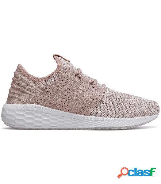 Zapatillas New Balance Fresh Foam Cruz On Mujer Rosa 36