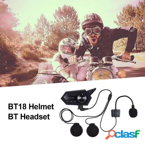 docooler Auriculares para casco de motocicleta Auriculares