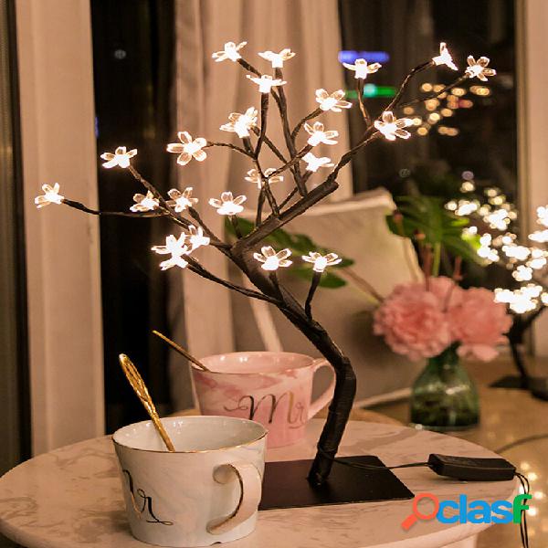 Árbol de flor de cerezo Lámpara LED Mesa Lámpara