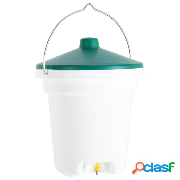 vidaXL Bebedero para aves de corral con tetinas 18 L
