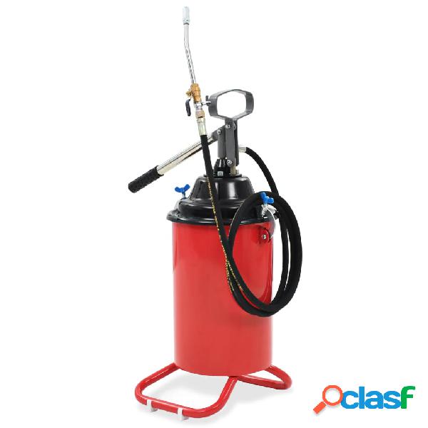 vidaXL Bomba de engrase manual 12 L